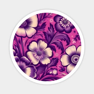 Purple Flowers Magnet